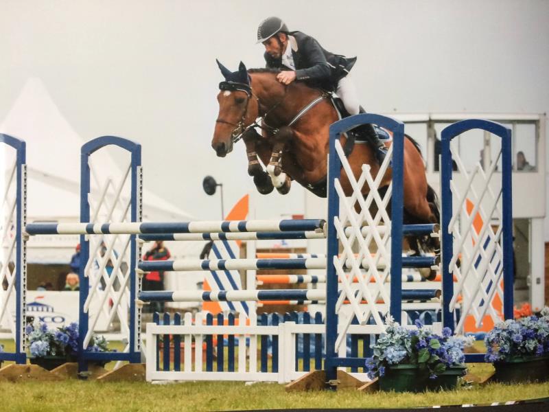 Super jumper by Calvaro Z, out of the international mare Marleen ridden by Geoff Luckett